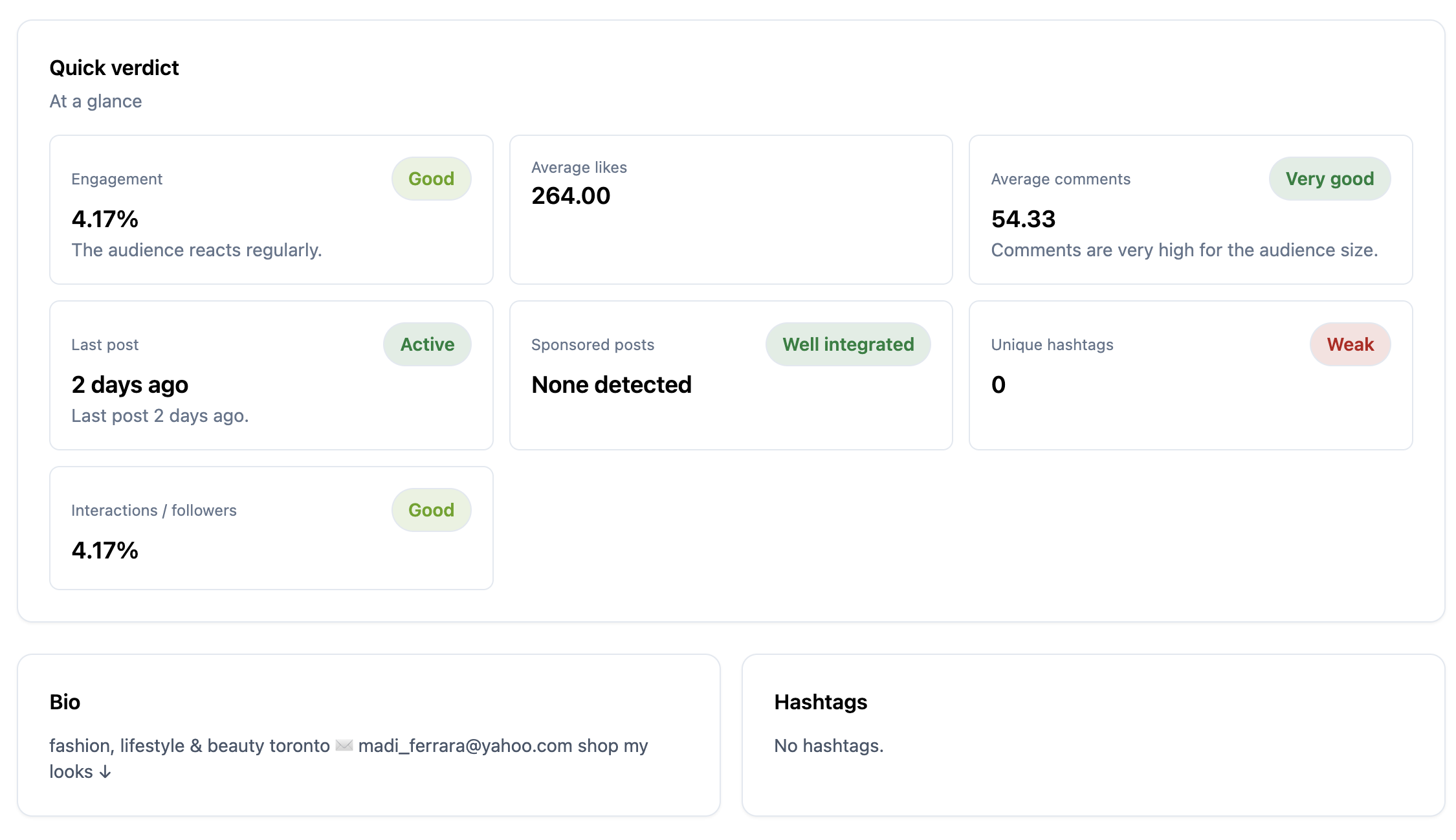 Capture du verdict rapide